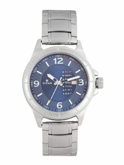 Titan Men Navy Dial Watch 1701SM01 Titan Men Navy Dial Watch 1701SM01