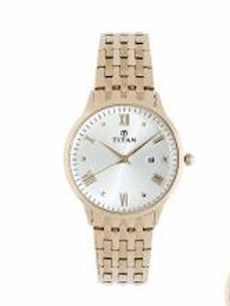 Titan Unisex Rose Gold Analogue Watch 9400194201WM01 Titan Unisex Rose Gold Analogue Watch 9400194201WM01
