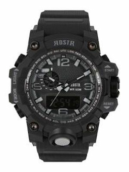 Roadster RDSTR Men Charcoal Grey Chronograph Analogue & Digital Watch MFB-PN-WTH1606-A Roadster RDSTR Men Charcoal Grey Chronograph Analogue & Digital Watch MFB-PN-WTH1606-A