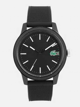 Lacoste Men Black Analogue Watch 2010986 Lacoste Men Black Analogue Watch 2010986