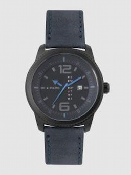 Giordano Men Black Analogue Watch C1187-02 Giordano Men Black Analogue Watch C1187-02