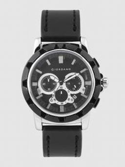 Giordano Men Black Analogue Watch C1184-01 Giordano Men Black Analogue Watch C1184-01