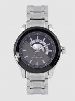 Giordano Men Black Analogue Watch C1178-33 Giordano Men Black Analogue Watch C1178-33