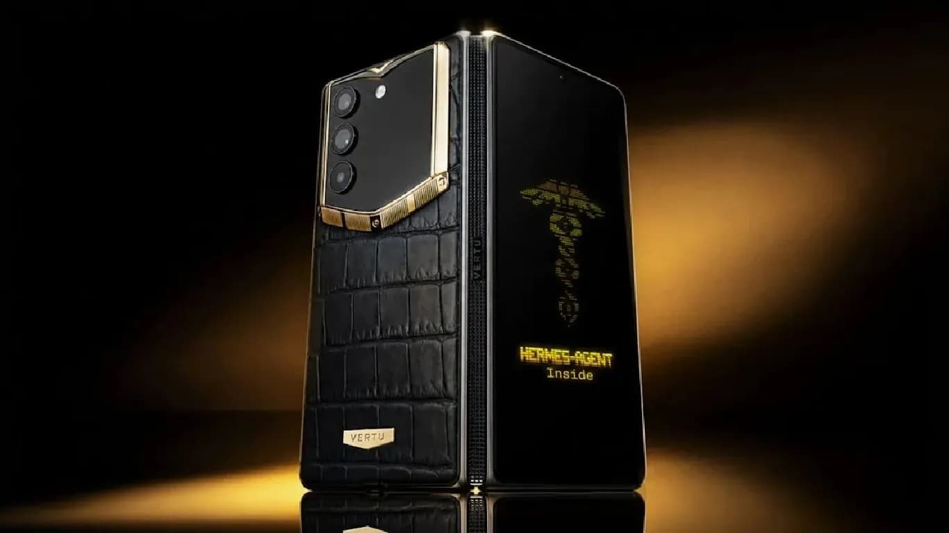 Vertu AlphaFold Foldable Phone Launches Globally With AI and Luxury Materials