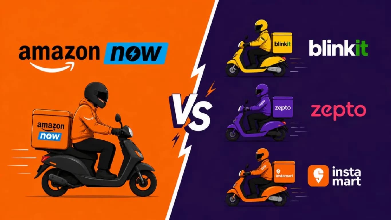 Amazon Now Launches Aggressive Cashback to Challenge Quick Commerce Rivals in India