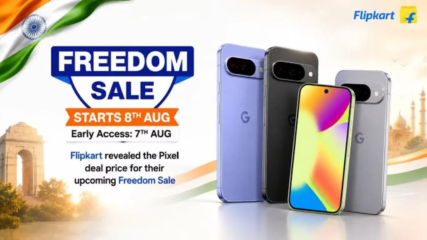 Google Pixel 10 Sees Major Discounts During Flipkart Freedom Sale Google Pixel 10 Sees Major Discounts During Flipkart Freedom Sale