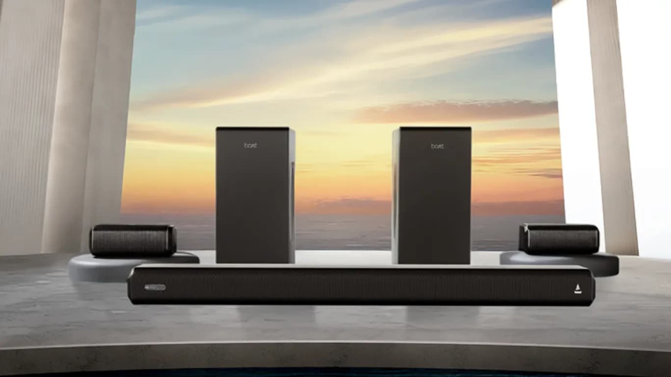 boAt Launches Aavante Bar Prime Soundbar Series with Up to 600W Sound and 5.2-Channel Audio, Starting at ₹12,999 boAt Launches Aavante Bar Prime Soundbar Series with Up to 600W Sound and 5.2-Channel Audio, Starting at ₹12,999