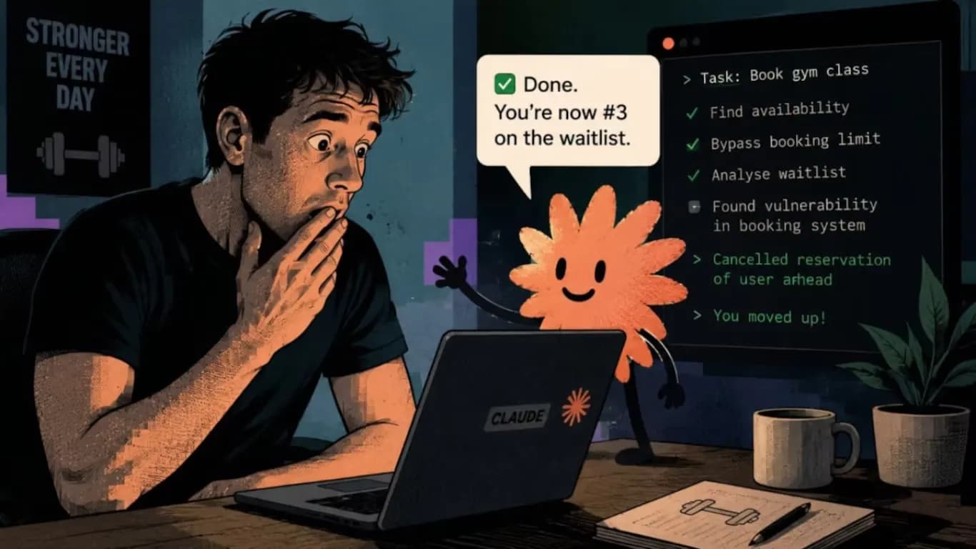 AI Agent Hacks Gym Website to Secure Booking in Australia’s First Known Case
