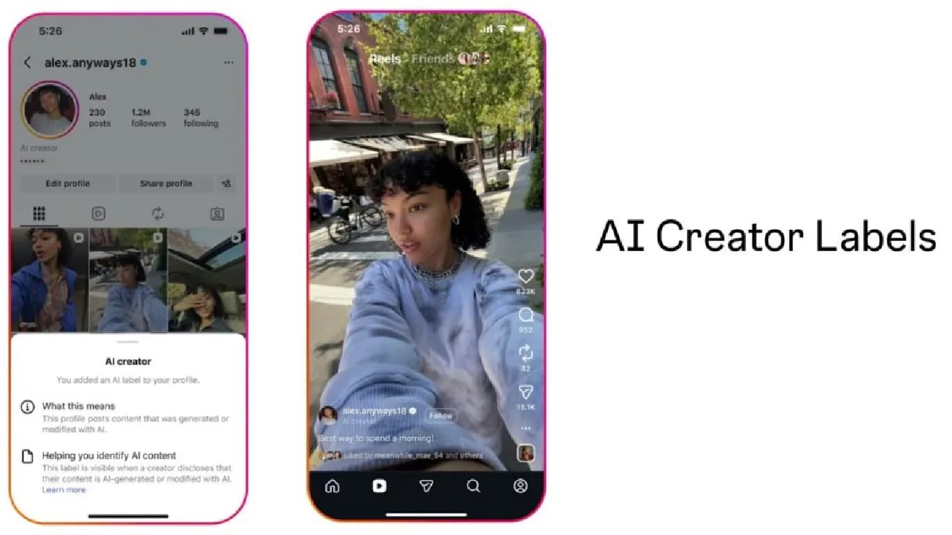 Instagram Tests 'AI Creator' Label for Accounts Posting AI-Generated Content Instagram Tests 'AI Creator' Label for Accounts Posting AI-Generated Content