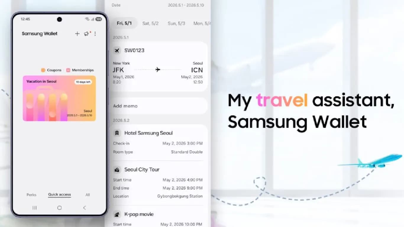 Samsung Wallet Introduces Trips Feature to Organize Travel Plans