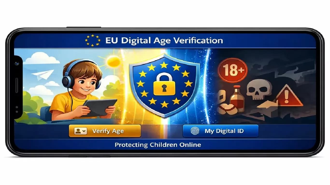 EU Launches Age Verification App to Protect Children on Social Media