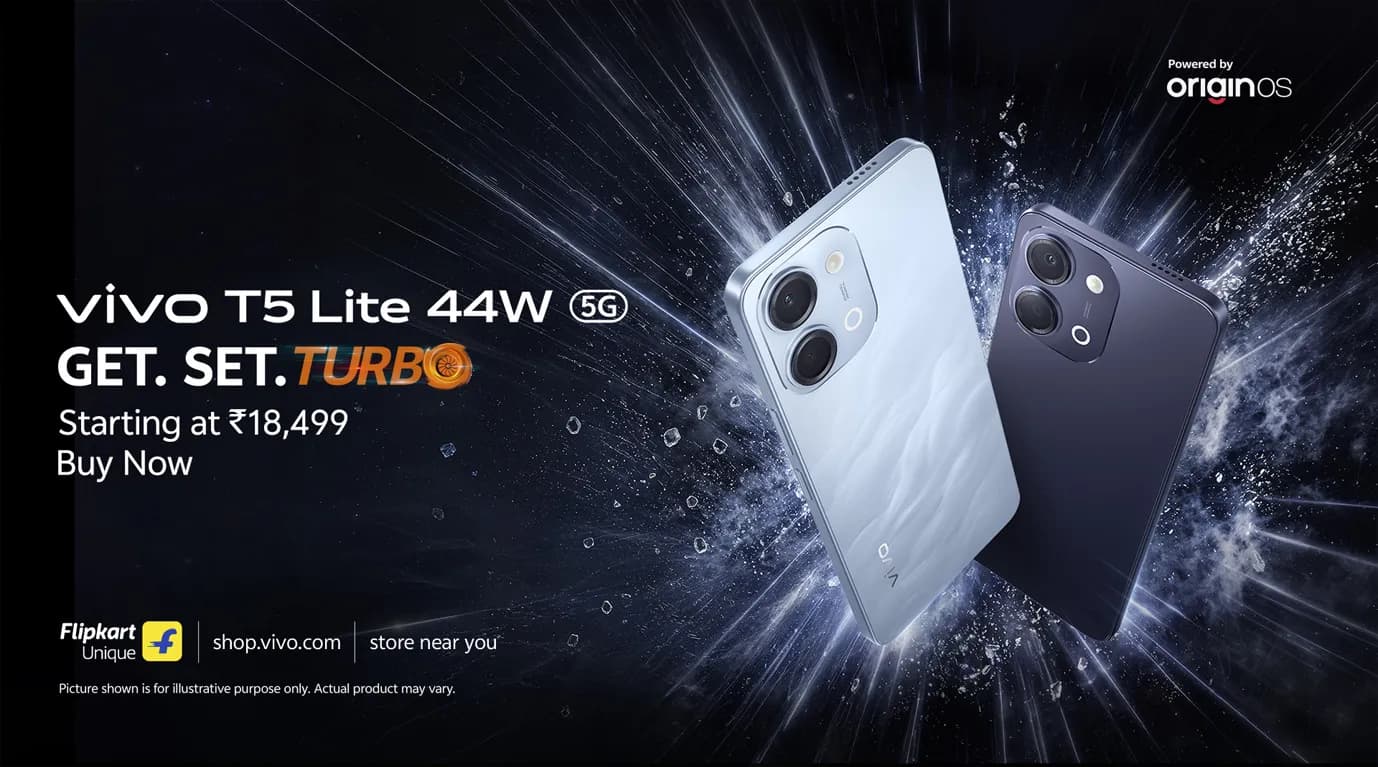 vivo T5 Lite 44W 5G goes on sale with exciting launch offers! vivo T5 Lite 44W 5G goes on sale with exciting launch offers!