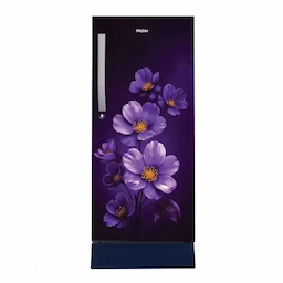 Haier HRD-2353PPXA-P 215L 3 Star Purple Xsenia Finish Direct Cool Single Door Refrigerator with Base Drawer Haier HRD-2353PPXA-P 215L 3 Star Purple Xsenia Finish Direct Cool Single Door Refrigerator with Base Drawer