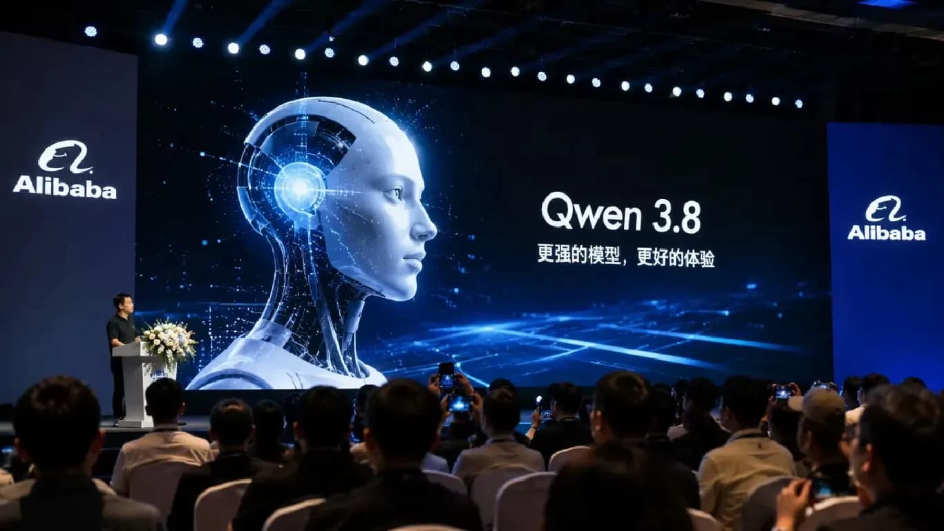 Alibaba Unveils Qwen 3.8 AI Model With 2.4 Trillion Parameters at Shanghai Summit Alibaba Unveils Qwen 3.8 AI Model With 2.4 Trillion Parameters at Shanghai Summit