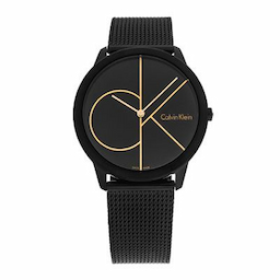 Calvin Klein Minimal Men Black Analogue Swiss Made Watch K3M214X1 Calvin Klein Minimal Men Black Analogue Swiss Made Watch K3M214X1