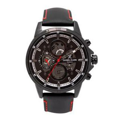 Daniel Klein Exclusive Men Gunmetal-Toned Analogue Watch 11333-1 Daniel Klein Exclusive Men Gunmetal-Toned Analogue Watch 11333-1