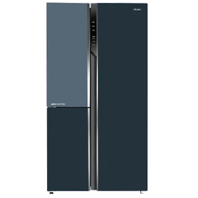 HRT-683GOGU1 Vogue 598L Grey Onlyx Glass 3-Door Convertible Fridge HRT-683GOGU1 Vogue 598L Grey Onlyx Glass 3-Door Convertible Fridge