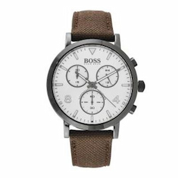 Hugo Boss Men Silver-Toned Analogue Watch 1513690 Hugo Boss Men Silver-Toned Analogue Watch 1513690