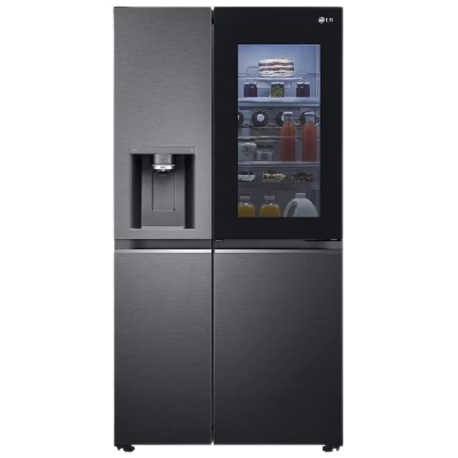 LG LG GL-X257AMCX 635L 3 Star Insta View Door-in-Door™ Side-by-Side Refrigerator