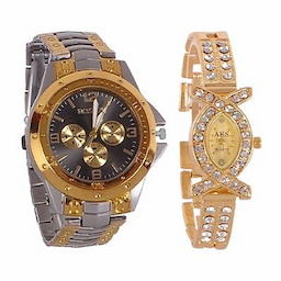Rosra GoldSilver BlackDial And AKS Watchs For Men And Women Rosra GoldSilver BlackDial And AKS Watchs For Men And Women