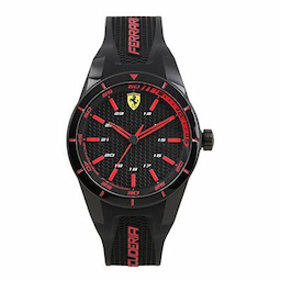 Scuderia Ferrari Red Rev Men Black Analogue Watch 830245 Scuderia Ferrari Red Rev Men Black Analogue Watch 830245