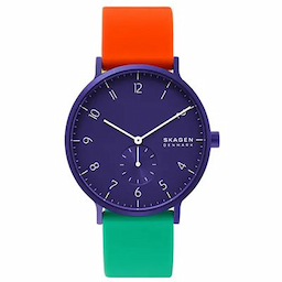 Skagen Men Blue Colourblocked Analogue Watch SKW6598 Skagen Men Blue Colourblocked Analogue Watch SKW6598