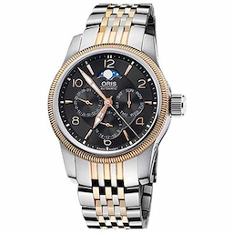 Oris Men Silver-Toned Analogue Watch Oris Men Silver-Toned Analogue Watch
