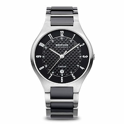 Bering Men Black Titanium Sapphire Crystal Watches-11739-702 Bering Men Black Titanium Sapphire Crystal Watches-11739-702
