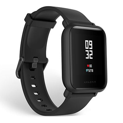 Amazfit Unisex Black Bip Lite Smart Watch A1915 Amazfit Unisex Black Bip Lite Smart Watch A1915