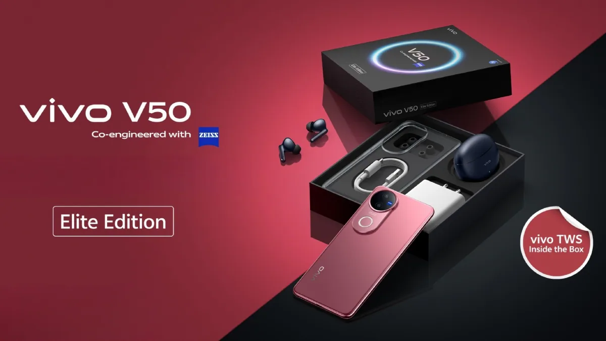 Vivo V50 Elite Edition Launched in India, Priced at Rs 41,999