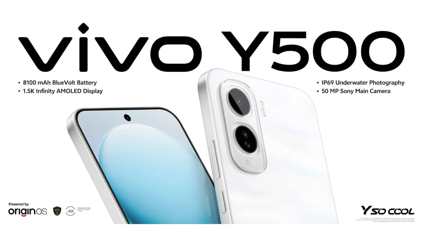 Vivo Y500 4G Launched in Pakistan and Nepal With 8,100 mAh Battery Vivo Y500 4G Launched in Pakistan and Nepal With 8,100 mAh Battery