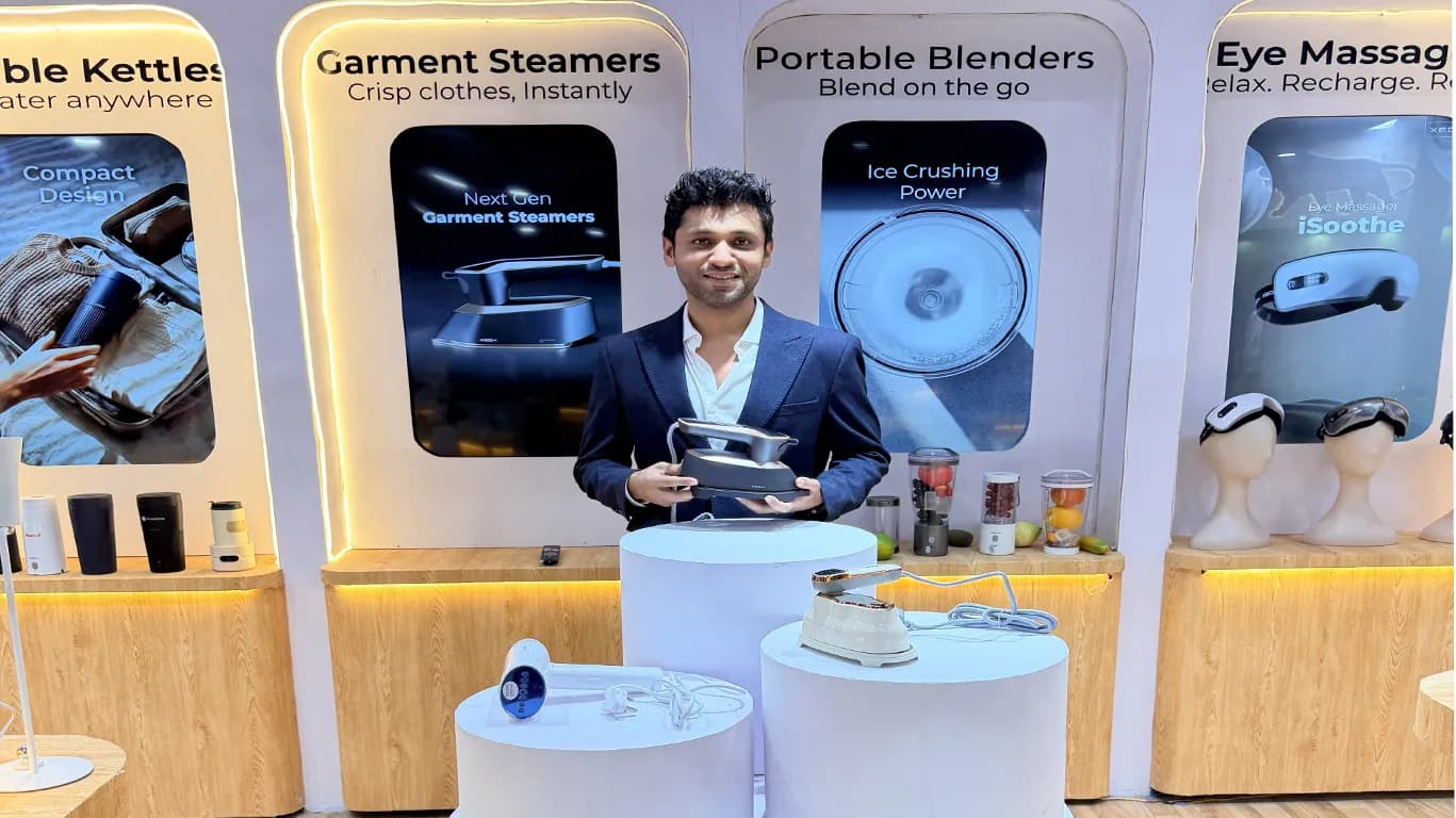 XECH Launches Imperia Next-Gen Garment Steamer with Advanced VST Technology at Guj Gift Expo 2026 XECH Launches Imperia Next-Gen Garment Steamer with Advanced VST Technology at Guj Gift Expo 2026