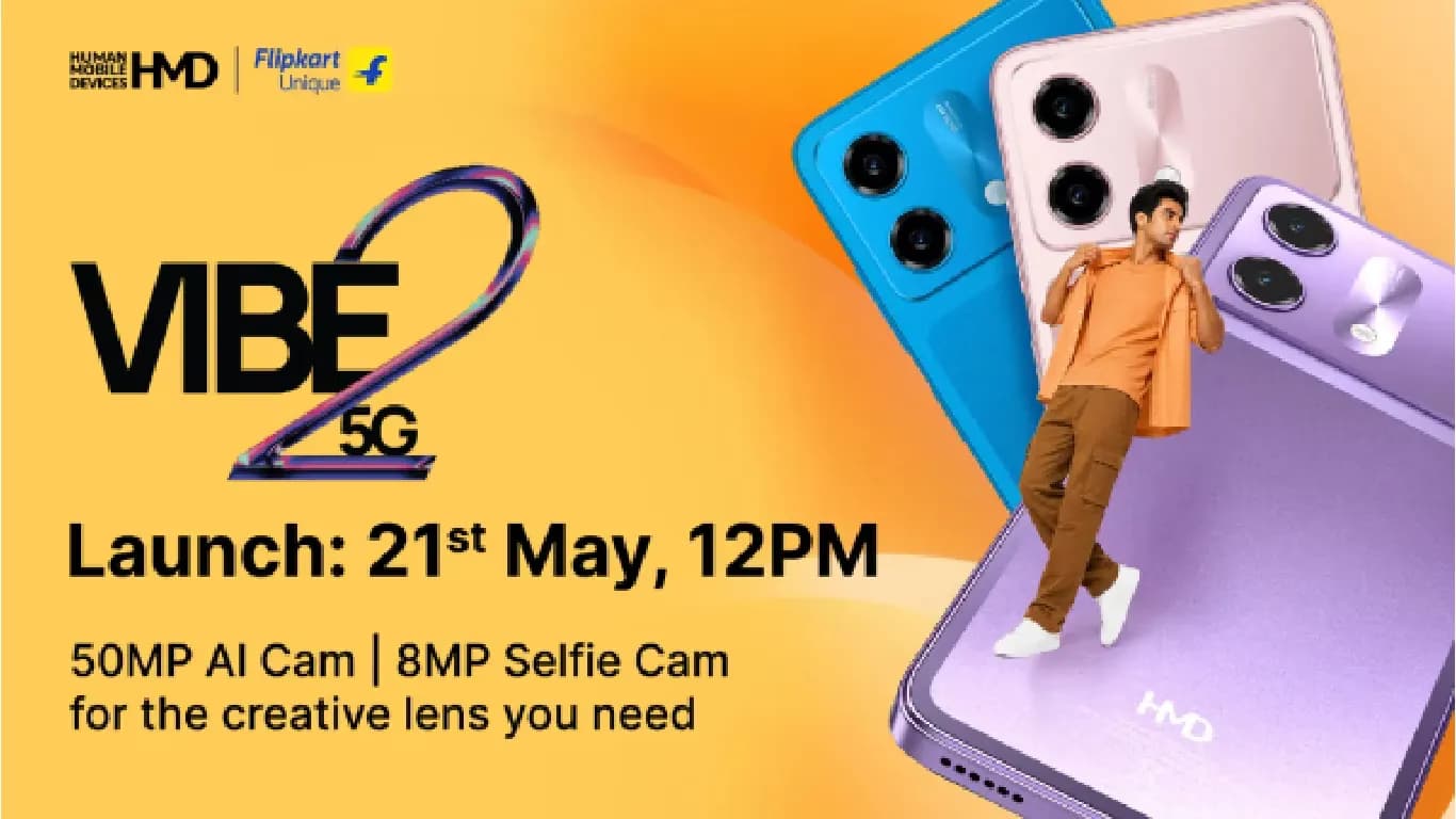 HMD Vibe 2 5G Expected Price and Specifications Revealed Ahead of India Launch HMD Vibe 2 5G Expected Price and Specifications Revealed Ahead of India Launch