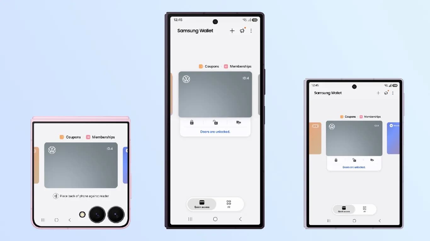 Samsung Wallet Adds Digital Key Support for Volkswagen EVs in Europe