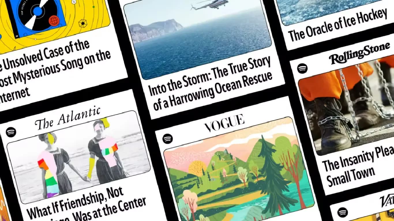 Spotify Introduces Narrated Magazine Articles for Premium Users Spotify Introduces Narrated Magazine Articles for Premium Users