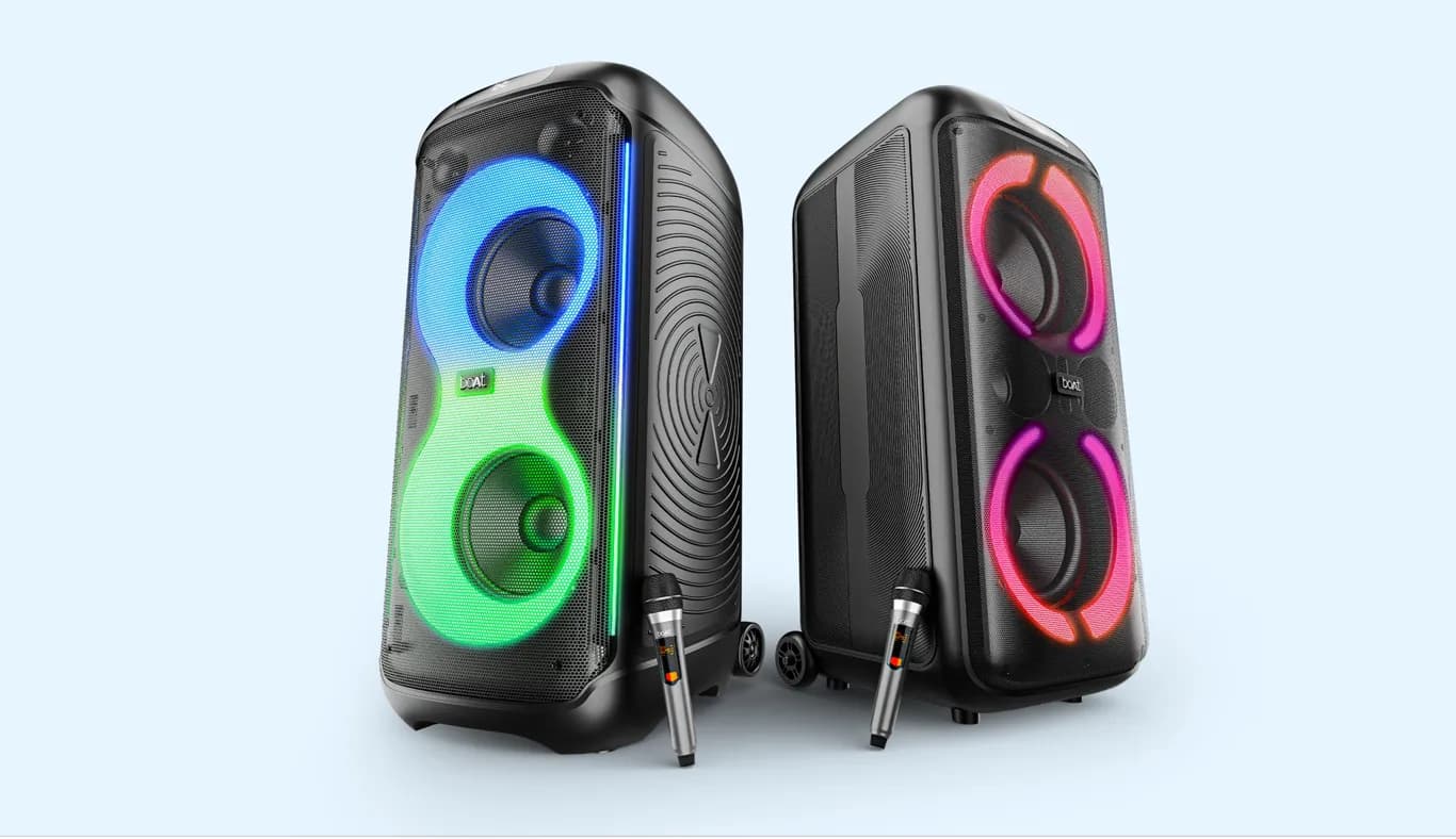 boAt Launches New Party Speaker Series with Karaoke, Starting at ₹9,499
