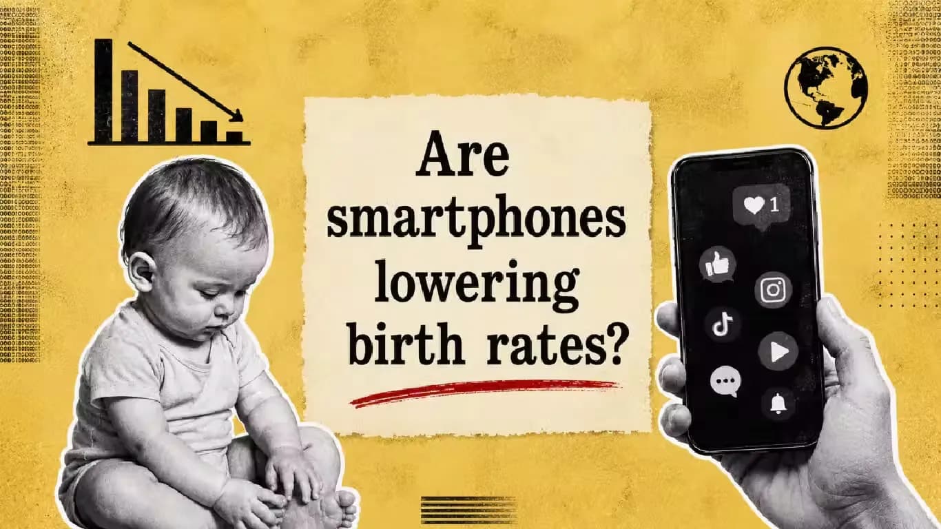 Smartphones Linked to Declining Birth Rates in India and Globally