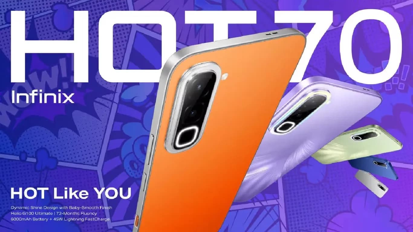 Infinix Hot 70 Launches With Heat-Sensitive Design and 6,000mAh Battery