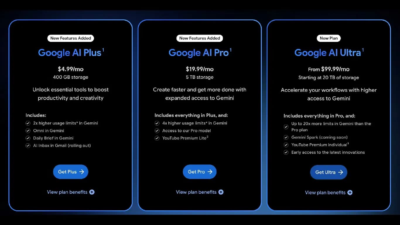 Google Lowers AI Plus Subscription Price and Doubles Storage Google Lowers AI Plus Subscription Price and Doubles Storage