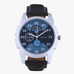 Fashion Gateway Adine AD_7005Black_Blue Watch - For Men Fashion Gateway Adine AD_7005Black_Blue Watch - For Men