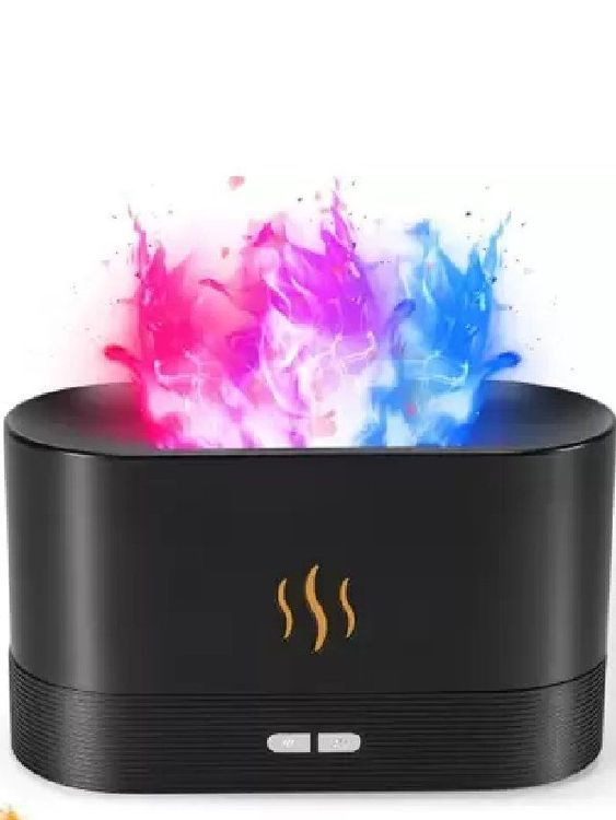 Air Humidifier 7 Colors Flame Light Essential Oil Permitted 180ML Air Humidifier 7 Colors Flame Light Essential Oil Permitted 180ML