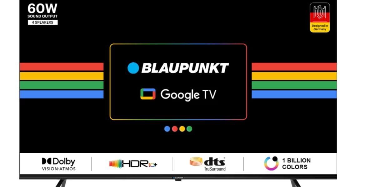 Blaupunkt 55-inch QLED 4K Google TV: A Comprehensive Review