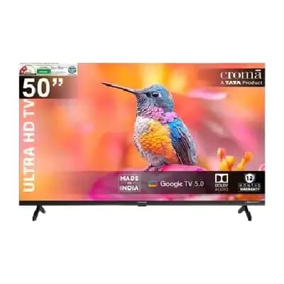 50UGL024651 Croma 127cm (50 inch) 2 Star 4K Ultra HD LED Smart Google TV 5.0 with Dolby Audio 50UGL024651 Croma 127cm (50 inch) 2 Star 4K Ultra HD LED Smart Google TV 5.0 with Dolby Audio